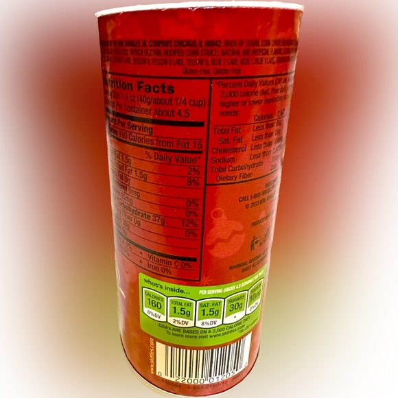 VTG RARE SKITTLES CONTAINER DECANTER TUBE PIGGY BANK COLLECTIBLE NOSTALGIC 5.5” - Picture 2 of 11